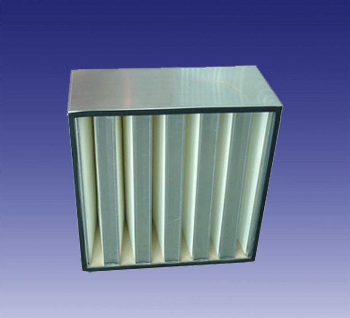 V型箱式低阻空气过滤器